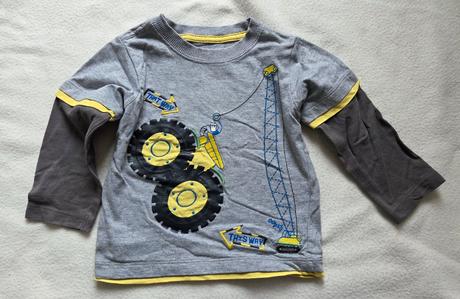 Triko jeřáb stavba, mothercare,92