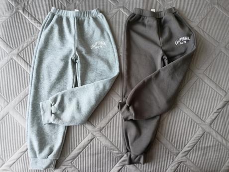 2x podzimní tepláky, 128/134, 134