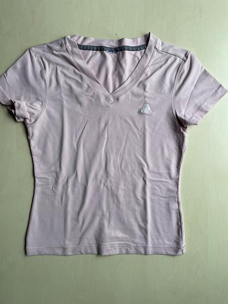 Sportovní růžové triko, vel není cca s/m, adidas, adidas,s