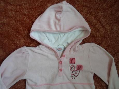 Růžové šaty šatičky tunika, 110