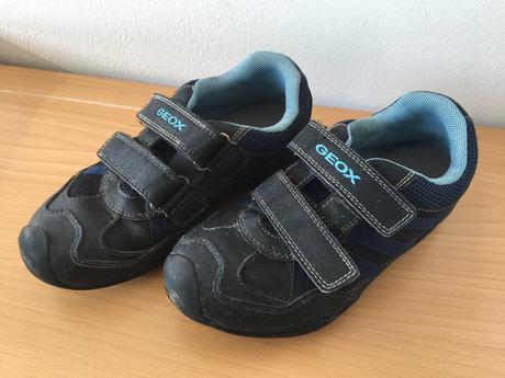 Kožené celoroční botky, geox,32