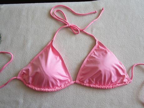 Růžový horní díl od plavek, v. s-m-l,