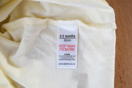 Tričko vel. 0 - 3m, adams,62