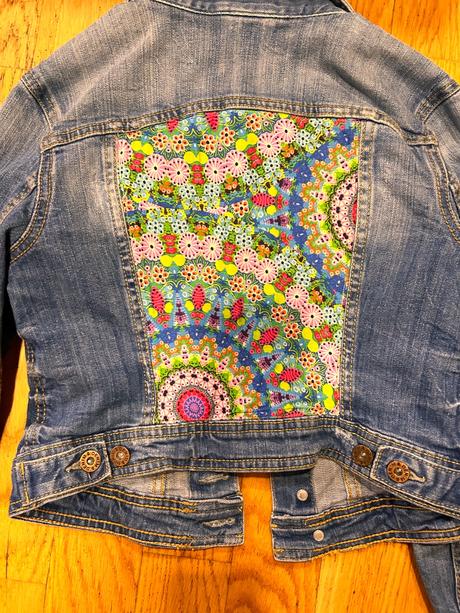Džínová bunda denim, h&m,158