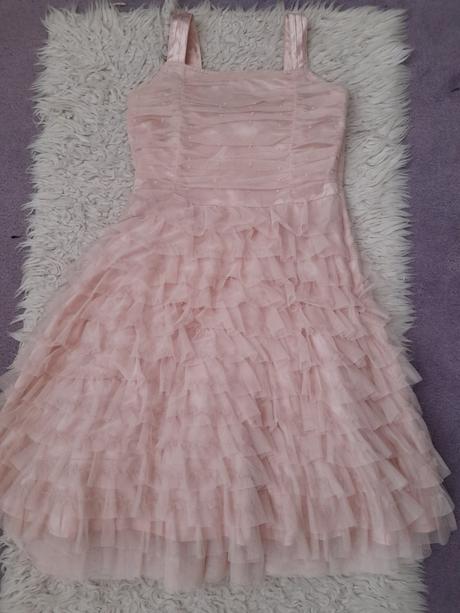 Růžové šaty next 14 let, next,164