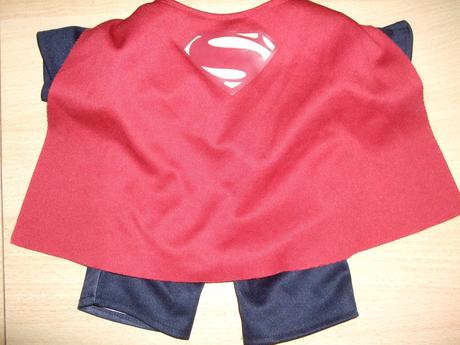 Kostým superman pre bábiku alebo plyšovú hračku,