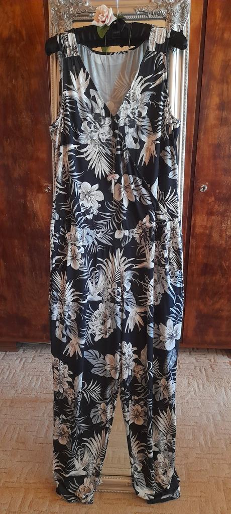 Tropický dlouhý overal s kapsami, 44