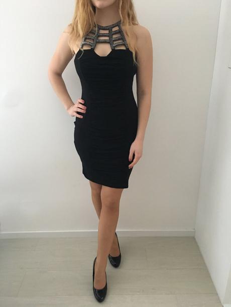 Společenské šaty rainbow, vel. s/m, m