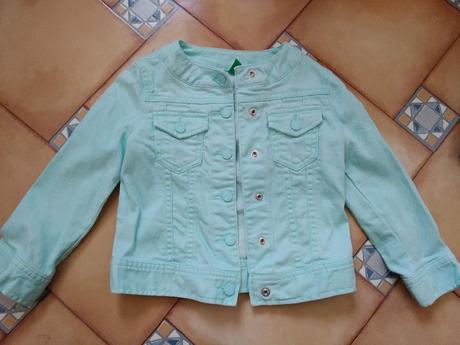 Riflová bunda benetton, benetton,104