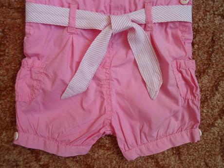 Růžové kraťasy kraťásky lacláče, c&a,62