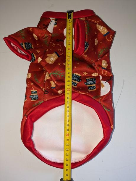 Vánoční mikina pro pejsky i kočičky vel. l, 