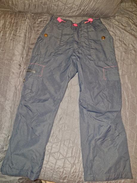 Modré zateplené kalhoty zn. success vel. 110, success,110