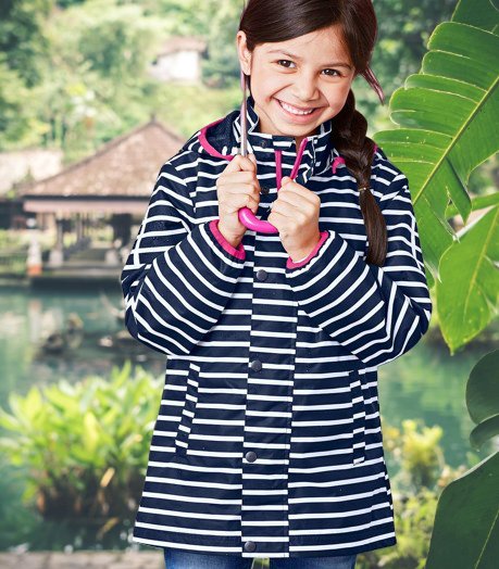 Pruhovaný kabát tchibo námořnický vel. 122/128, tchibo,122 / 128