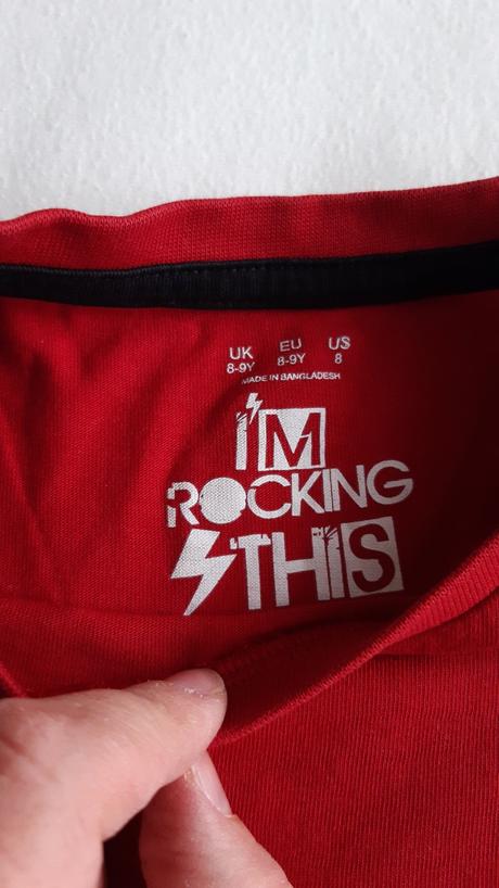 Červené triko, f&f,128