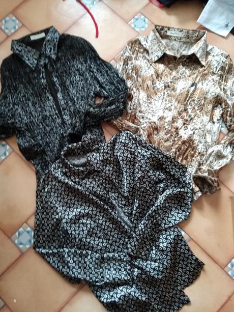 3x košilová halenka, m