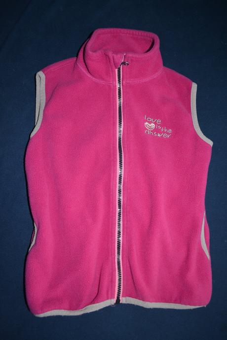 Fleece vesta na zip 122,wolf, wolf,122
