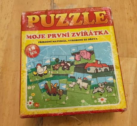 Dřevěné puzzle pro nejmenší, 