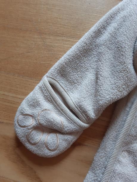 Zimní fleecový overal medvídek vel 74, 86