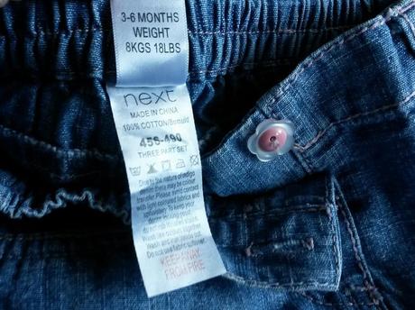 Džínová sukýnka next vel 3-6 m, next,68