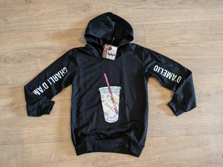 B2 tenčí mikina s kapucí vel. 110/116, 110