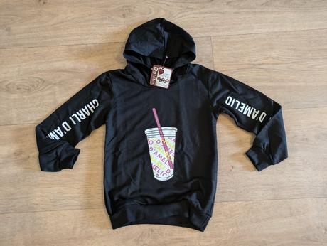 B2 tenčí mikina s kapucí vel. 110/116, 110