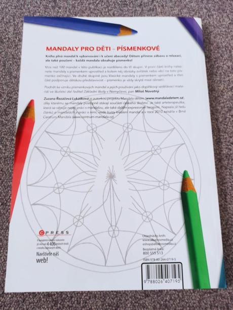 Písmenkové mandaly pro děti, 