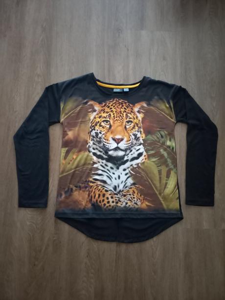Triko s tygrem větší, bonprix,152