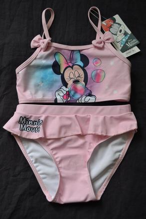 Nové plavky s minnie disney v.128, disney,128