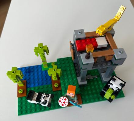 Lego minecraft pandí školka 21158,