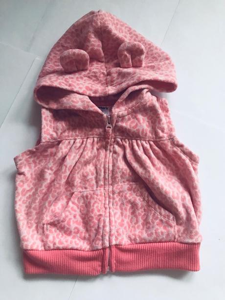 Vestička fleecová s oušky - v.3 měs., carter's,62