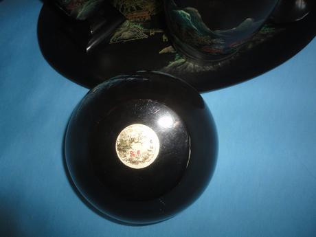 7 dílný retro set, čínský motiv,