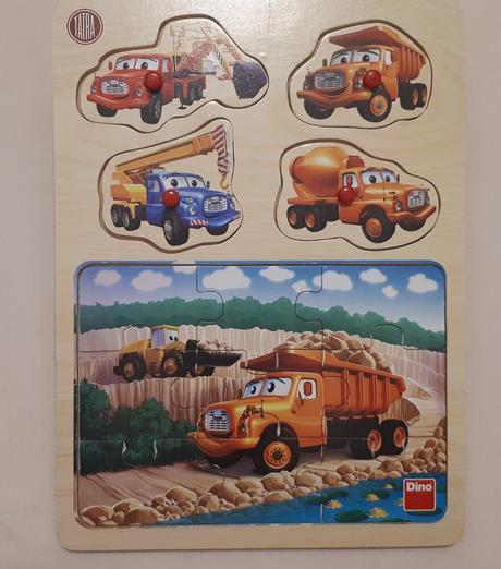 Dřevěné puzzle tatra v lomu 13 dílků,