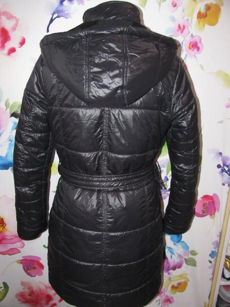 Dámský zimní prošívaný kabát, parka s kapucí, s.oliver,m