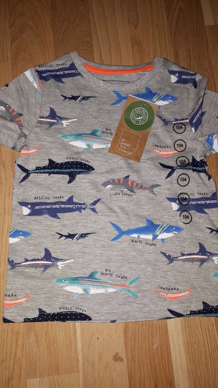 Tričko s ryby 104, c&a,104