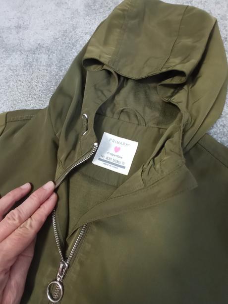 Tenká khaki bunda, primark,152