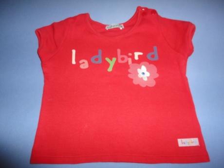 Hezké triko lady bird, vel. 12-18 měsíců, ladybird,86