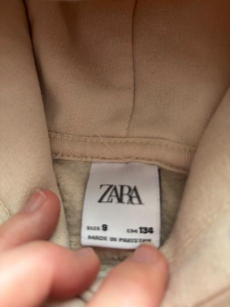 Mikina béžová krátká  - v.134 zara, zara,134