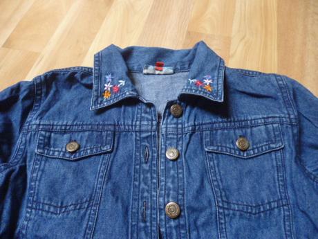 Vyšívaná riflová bunda 4-6 monsoon, monsoon,110