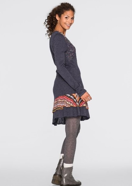 Super úpletové šaty rainbow vel 48/50, 48