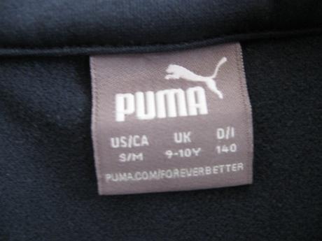Tmavě modrá sportovní mikina puma, puma,140
