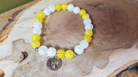 Jarní náramek skleněný, 