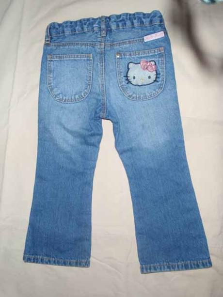 Džíny, rifle regulace v pase hello kitty h&m 98, h&m,98
