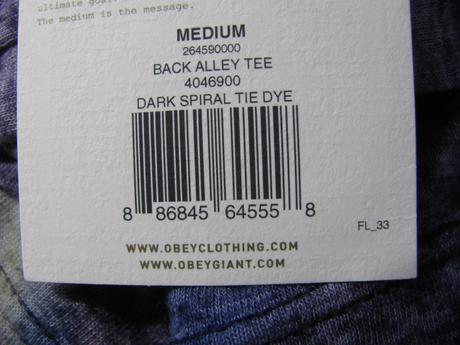 Barevné lehké letní tričko obey, m