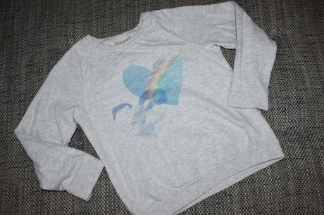 Melírová mikina next se srdíčky, kol 2016, 128, next,128