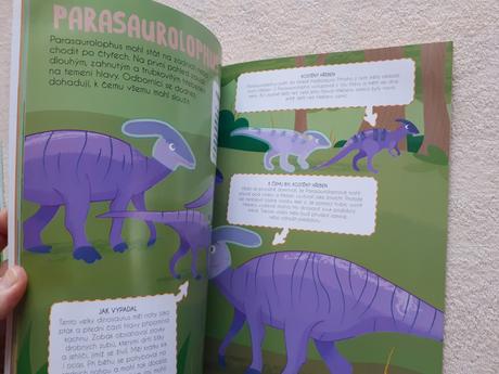 Samolepková knížka dinosauři,
