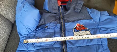 Chlapecká zimní bunda spideman, vel.128 značky c&a, c&a,128