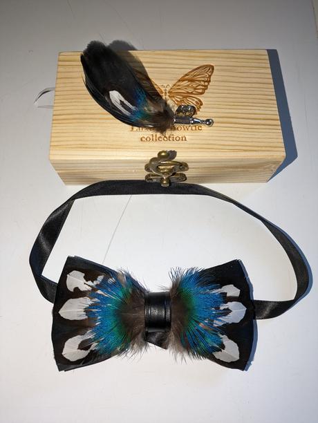 Originální společenský motýlek + dárková krabička, 