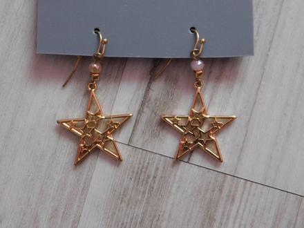 Zlaté hvězdy - naušnice, 