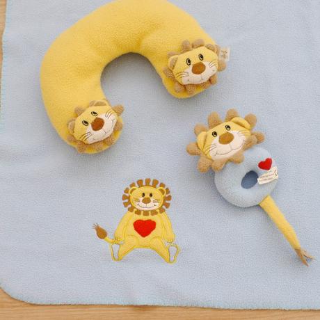 Cestovni set-  decka+chrastitko+polstarek za krk, 