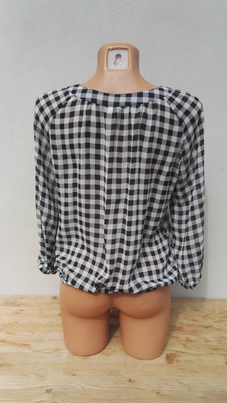 Károvaná lehká blůzka divided - vel.38, h&m,38